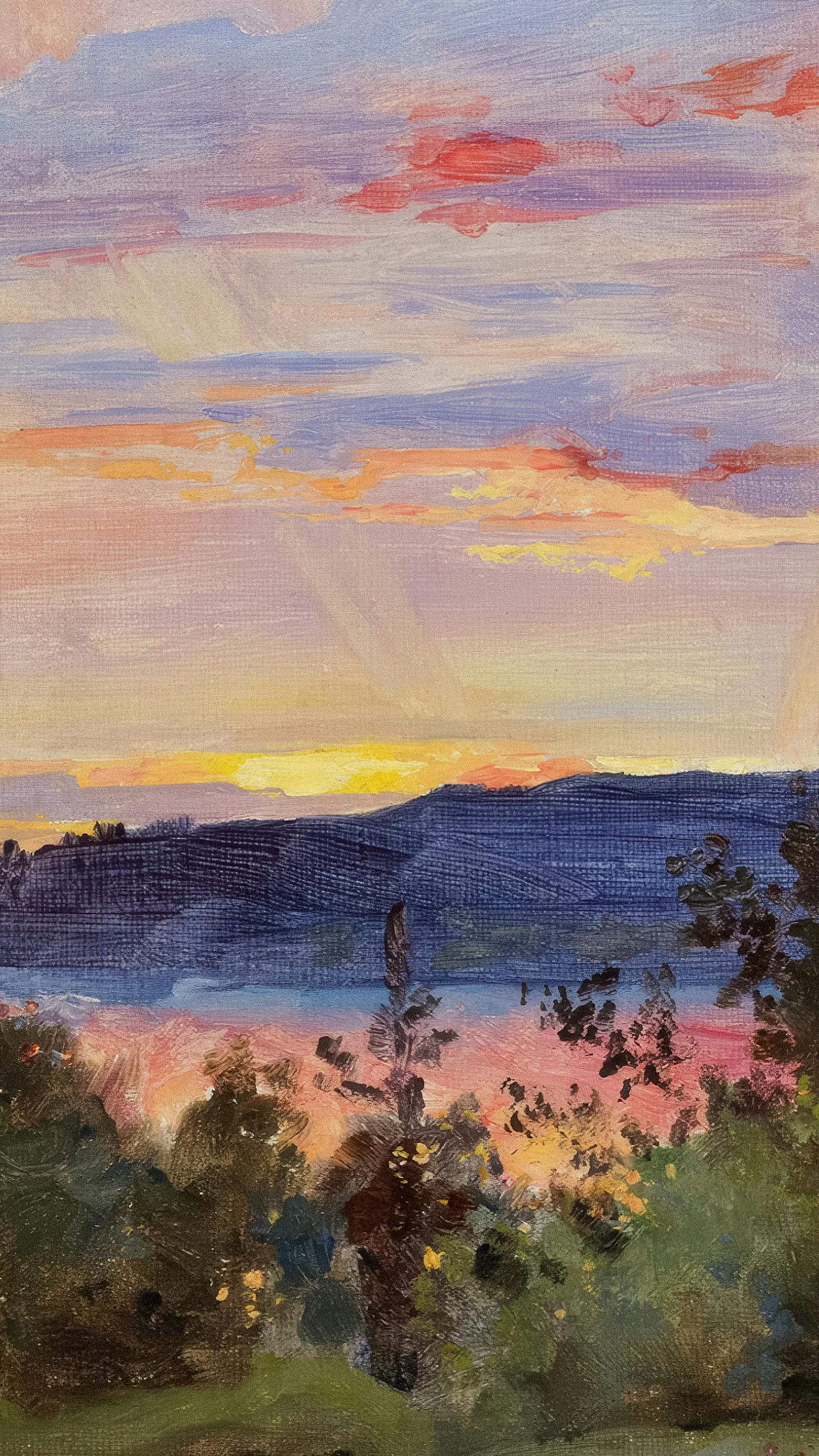 Sun paves way, step bravely.