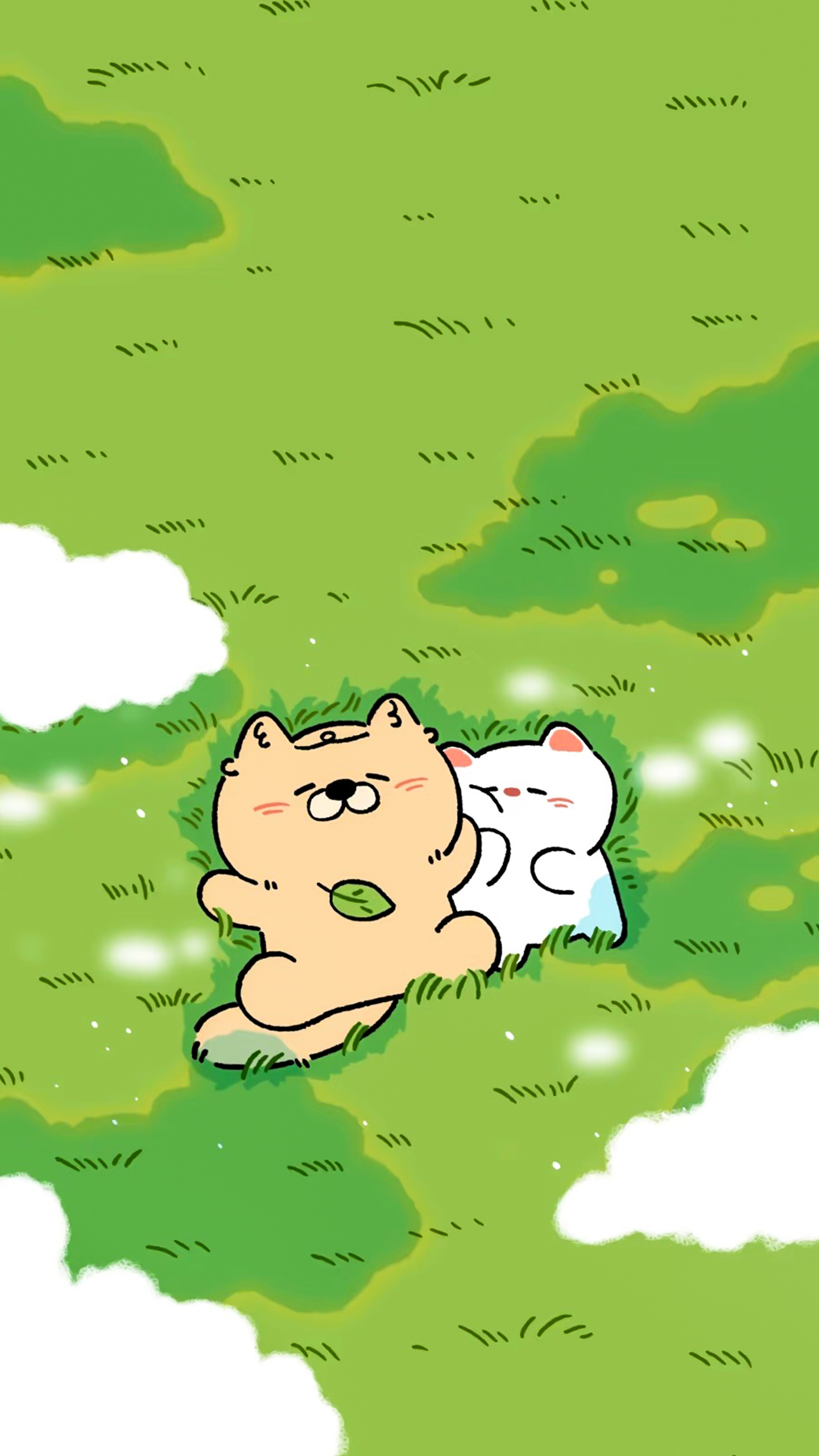 Purr-fect Nap: Adorable Cat Sleeping Blissfully in a Sunlit Meadow