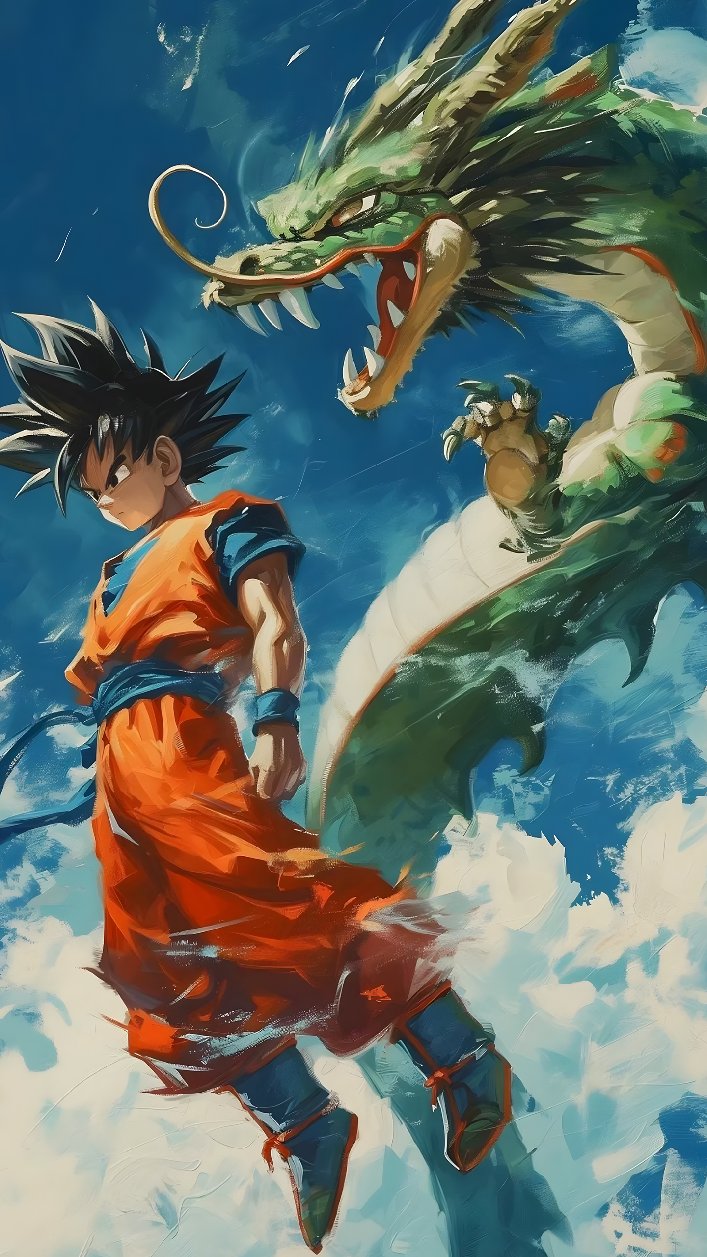 Goku and Shenron: The Epic Reunion in Dragon Ball