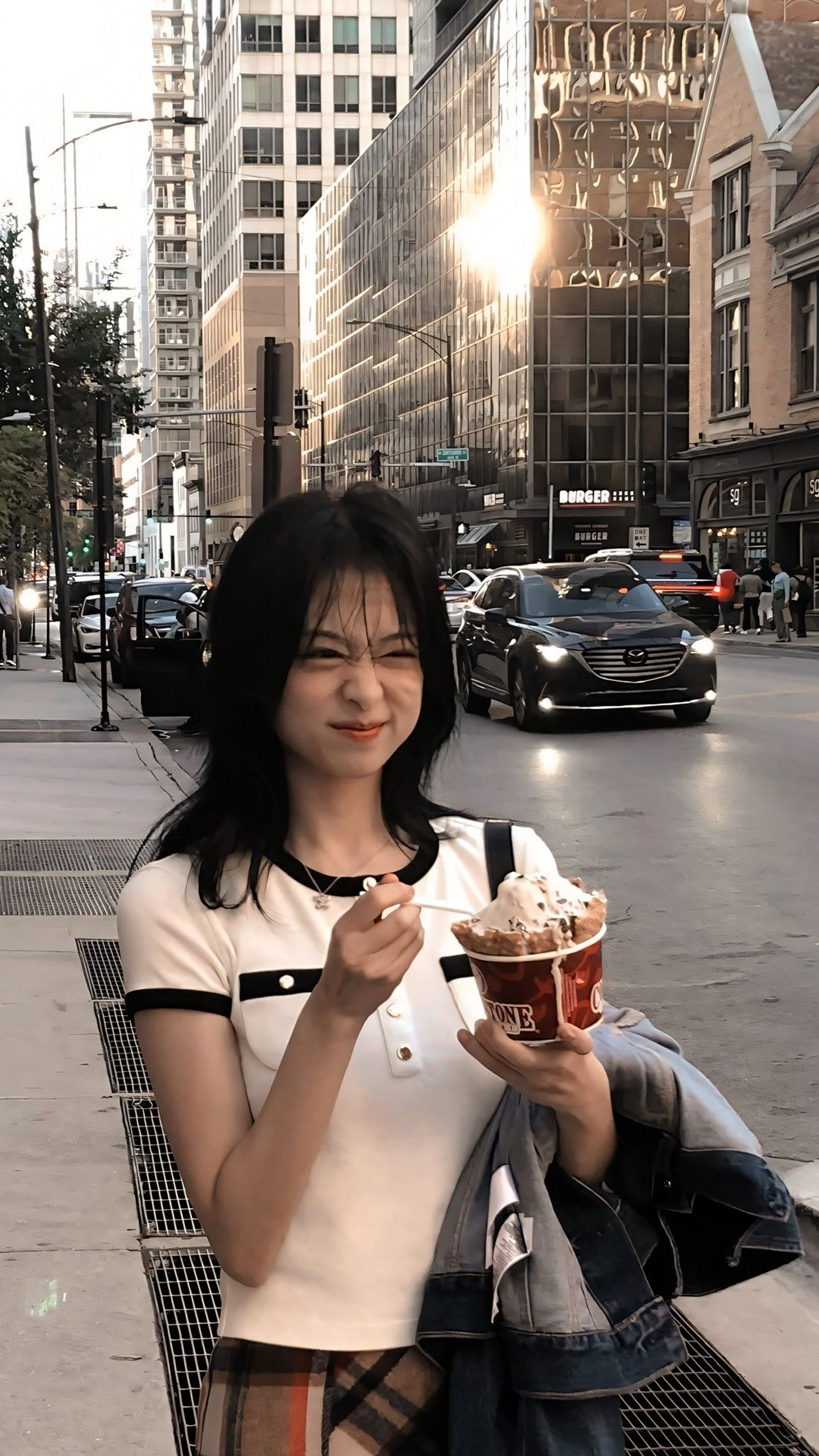 City Lights + Ice Cream = Perfect Combo!