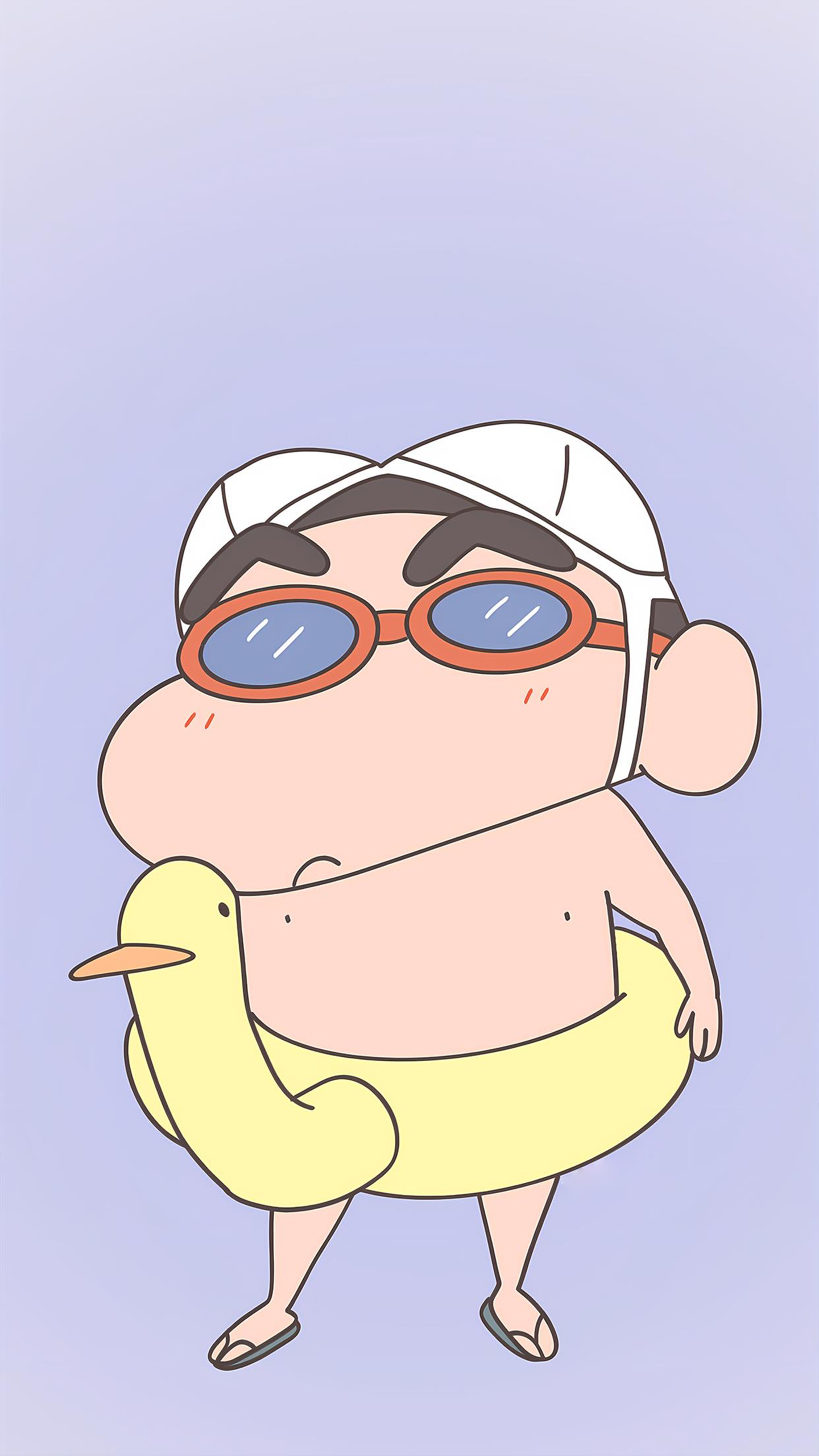 Shin-chan Tries Swimming