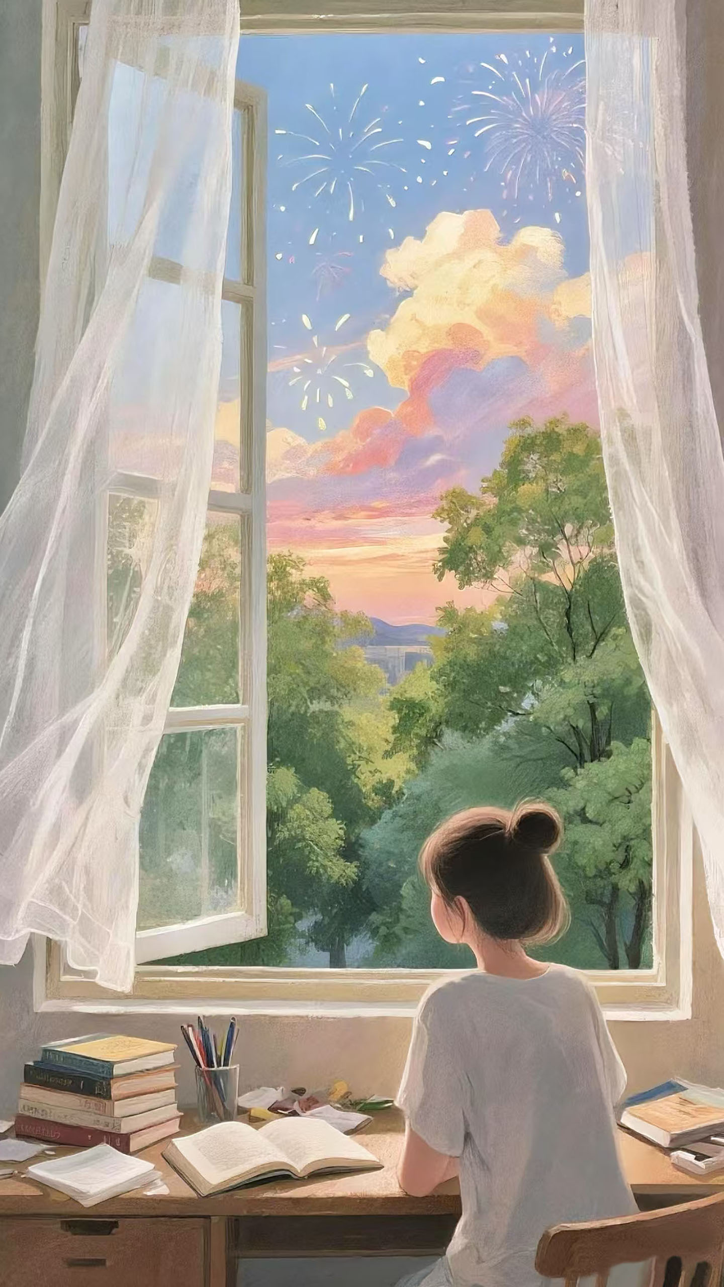 Stars shine, hope never falls.