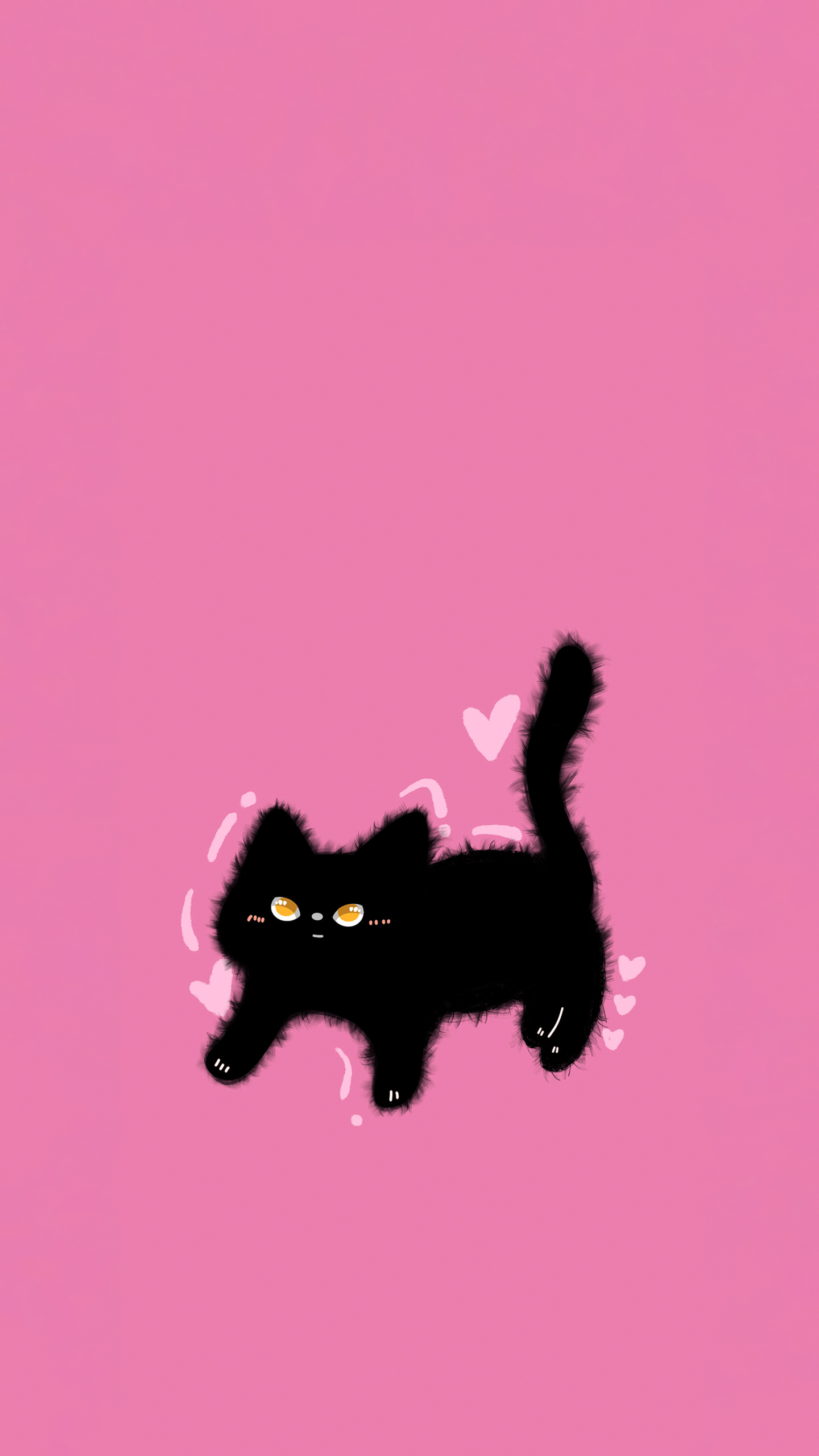 Black Cat vs. Pink Heart: Which Steals Your Heart More?