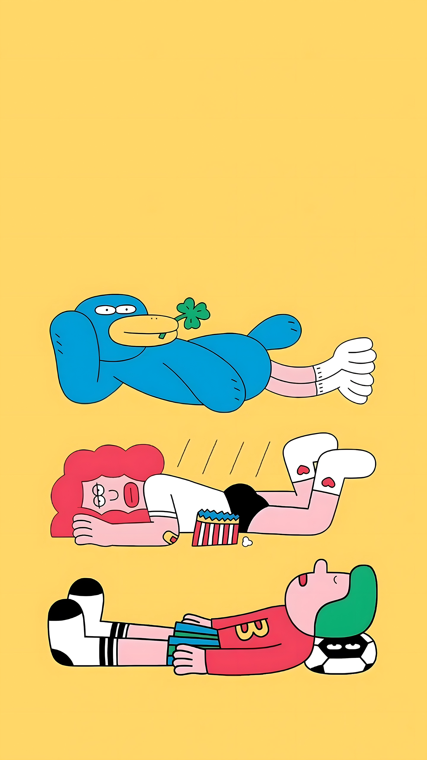 Lazy Day Vibes: These Characters Are Winning at Relaxing!