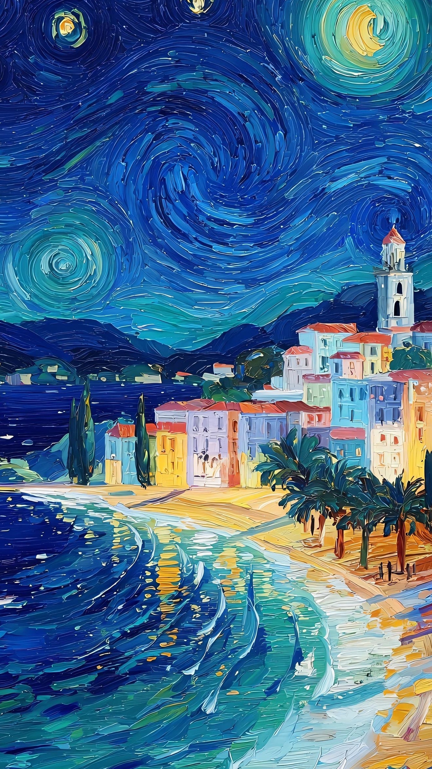 Path through woods finds light.