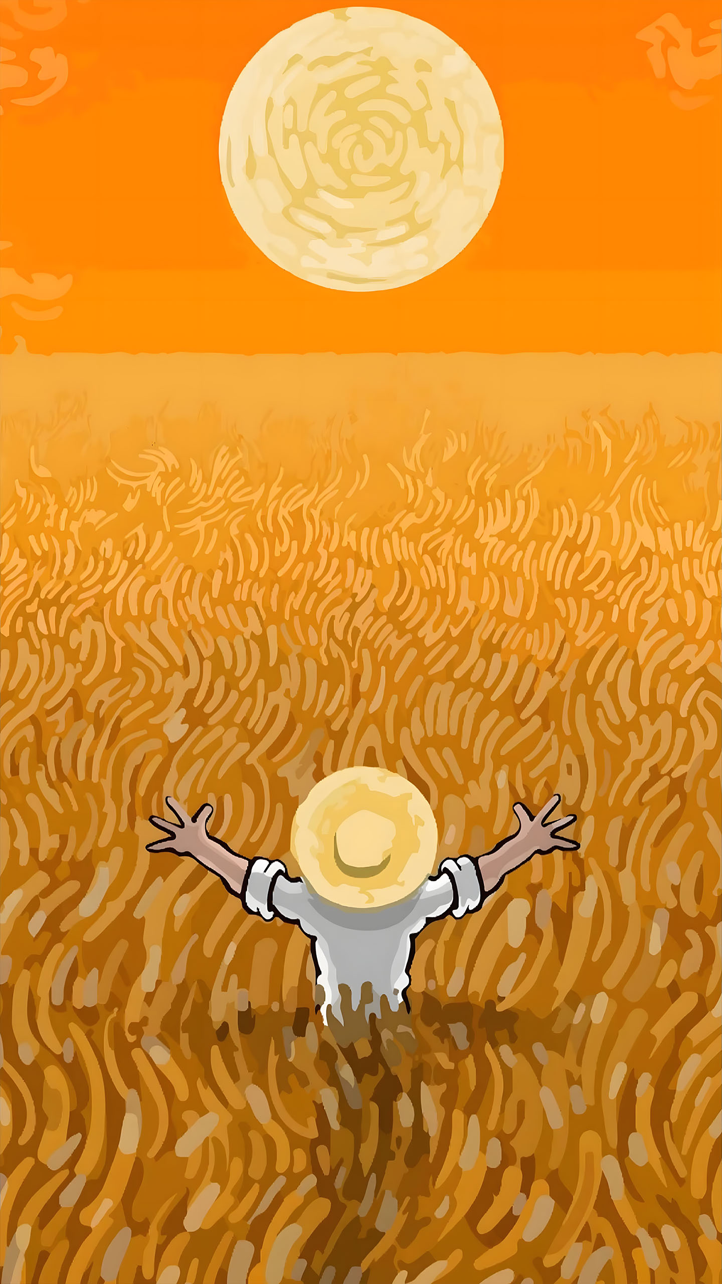 Artist’s Golden Field Moment—This Harvest Vibe Is Pure Euphoria!