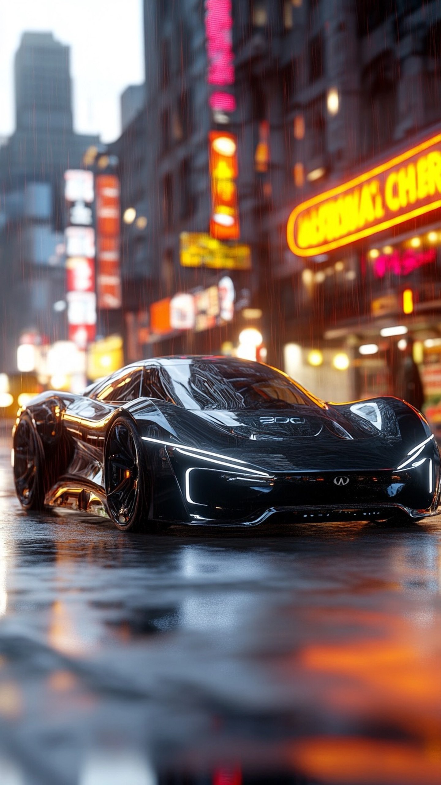 When Car Ghostly Trails Meet Cyberpunk, Ignite a Visual Feast!