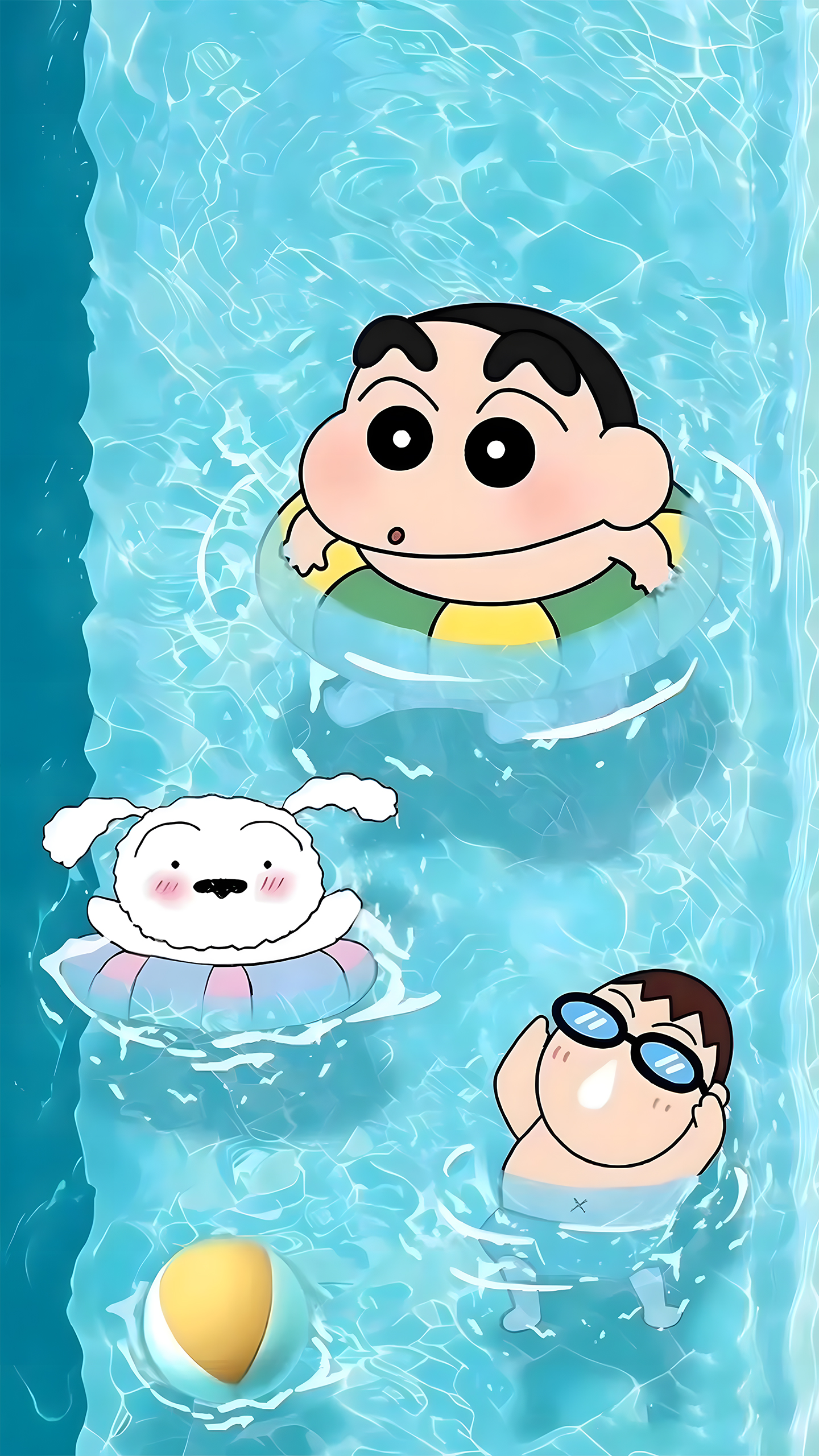 Who’s the Coolest in This Crayon Shin - chan Pool?