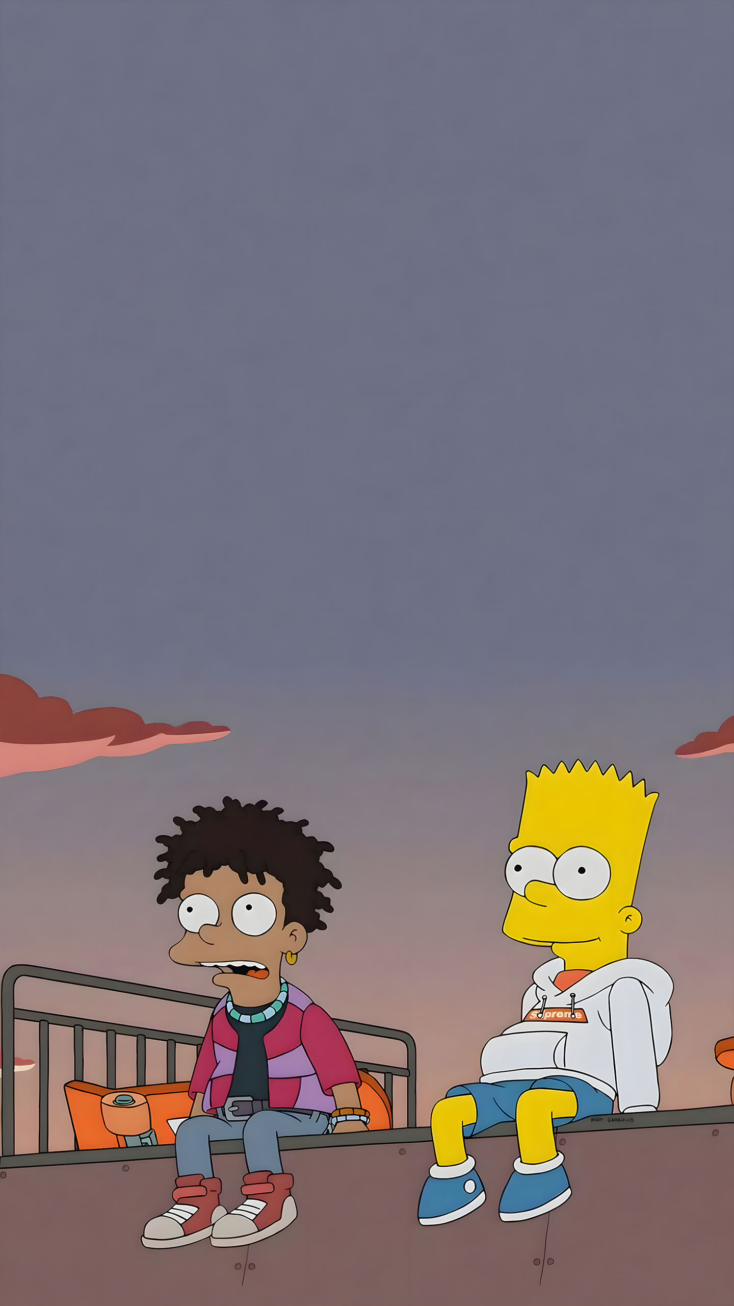 Bart Simpson’s Sunset Hangout Vibe—Southeast Asians Will Relate to This Chill Friend Energy!